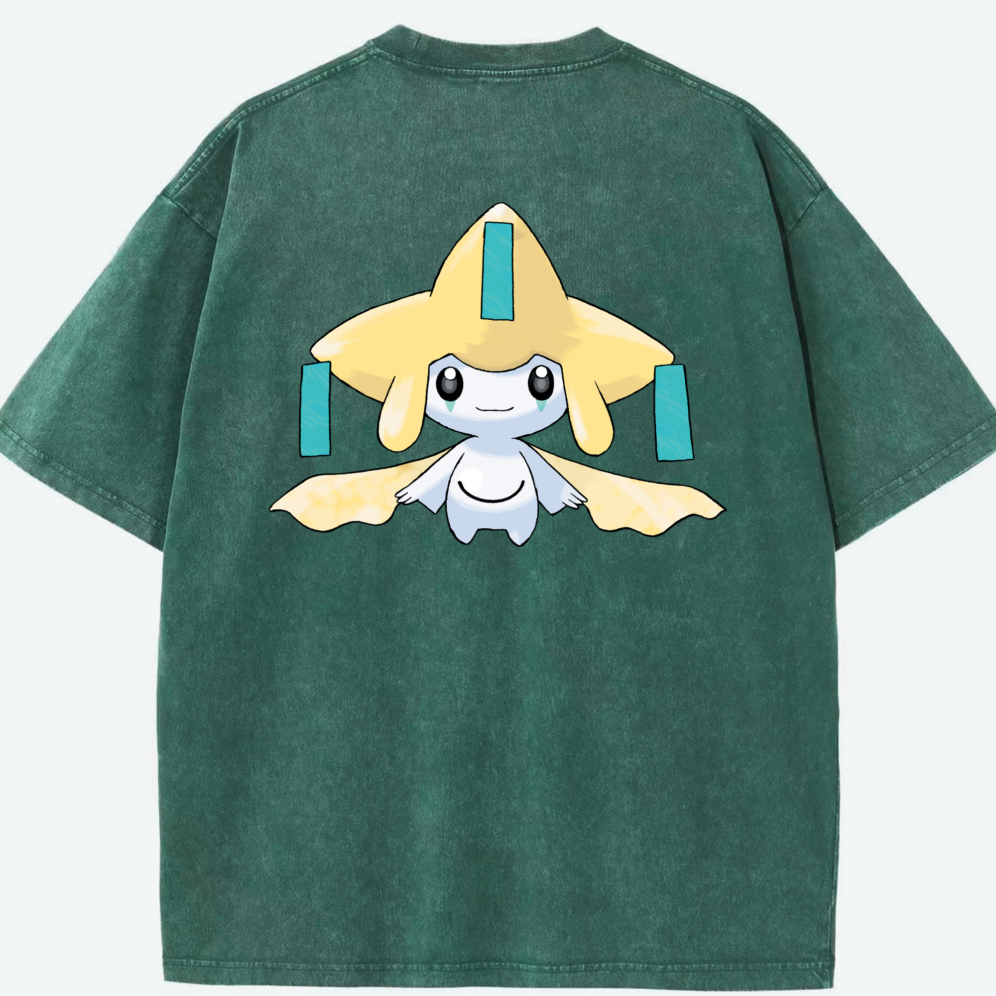 （画像用） ポケットモンスター Pokémon 綿100% ヴィンテージ風 半袖Tシャツ（背面プリント）